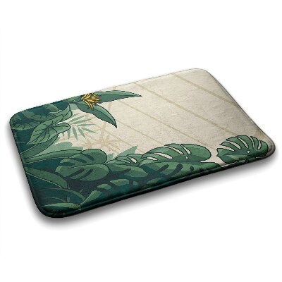 Tapis de salle de bain Plantes monstera
