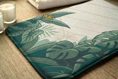 Tapis de salle de bain Plantes monstera