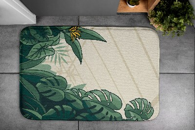 Tapis de salle de bain Plantes monstera