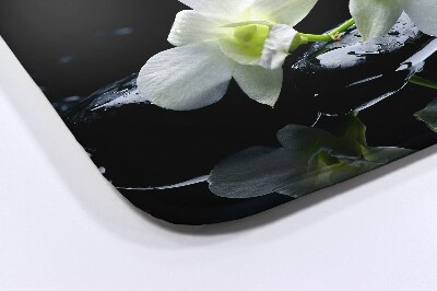 Tapis bain Fleurs orchidées
