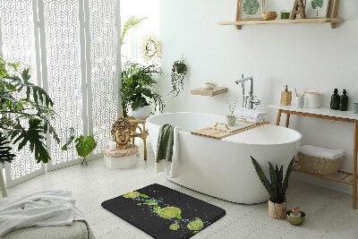 Tapis salle de bain Citron vert et agrumes