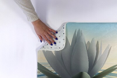 Tapis de bain Fleurs nénuphars