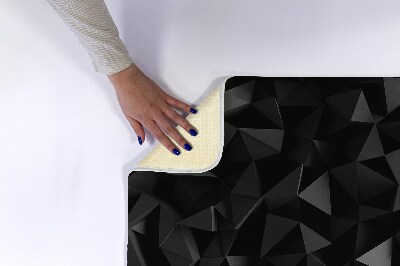 Tapis salle de bain Abstraction géométrique