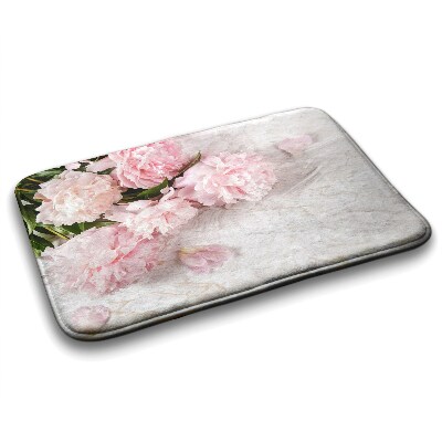 Tapis bain Fleurs œillets