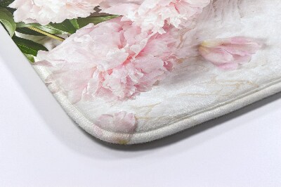 Tapis bain Fleurs œillets