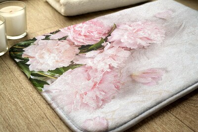Tapis bain Fleurs œillets