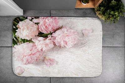 Tapis bain Fleurs œillets