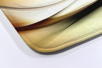 Tapis de bain Abstraction dorée