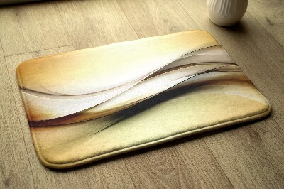 Tapis de bain Abstraction dorée