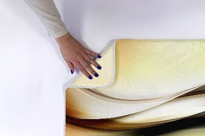 Tapis de bain Abstraction dorée