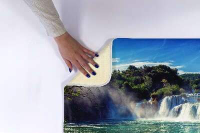 Tapis bain Paysage de cascade