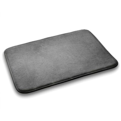 Tapis salle de bain Béton gris