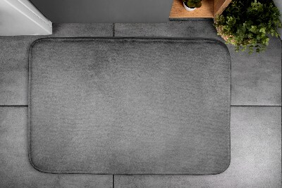 Tapis salle de bain Béton gris