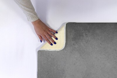 Tapis salle de bain Béton gris