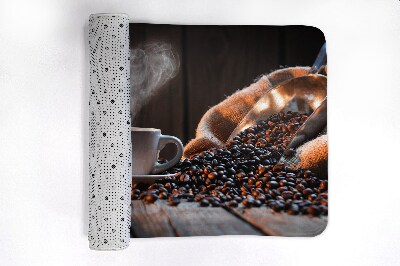 Tapis de salle de bain Coeur de café