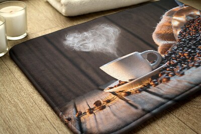 Tapis de salle de bain Coeur de café