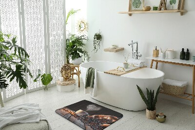 Tapis de salle de bain Coeur de café