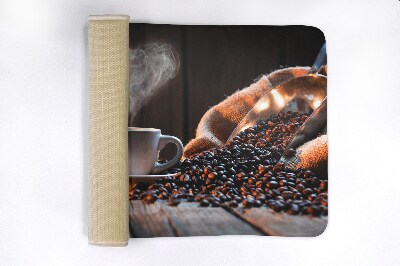 Tapis de salle de bain Coeur de café