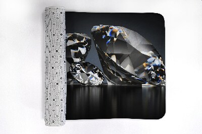 Tapis de salle de bain Diamants