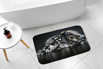 Tapis de salle de bain Diamants