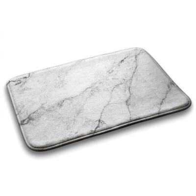 Tapis salle de bain Marbre blanc