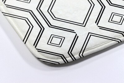 Tapis salle de bain Motifs carrés