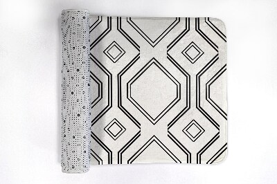Tapis salle de bain Motifs carrés