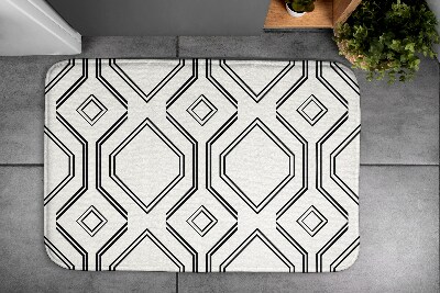 Tapis salle de bain Motifs carrés