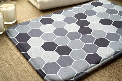 Tapis de salle de bain Motifs géométriques