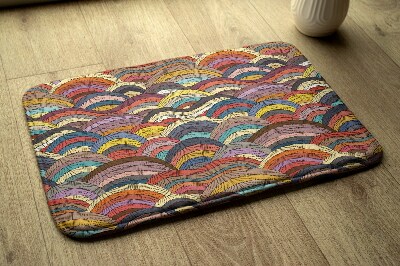 Tapis de bain Abstraction colorée