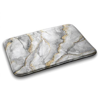 Tapis salle de bain Marbre gris