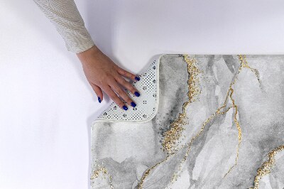 Tapis salle de bain Marbre gris