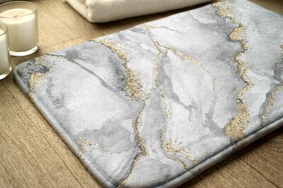 Tapis salle de bain Marbre gris