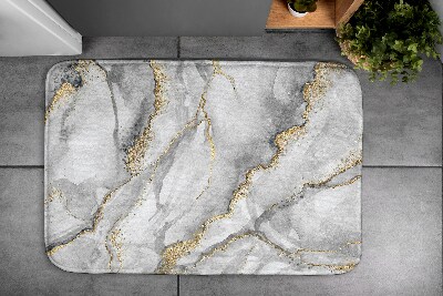 Tapis salle de bain Marbre gris
