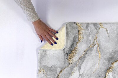 Tapis salle de bain Marbre gris