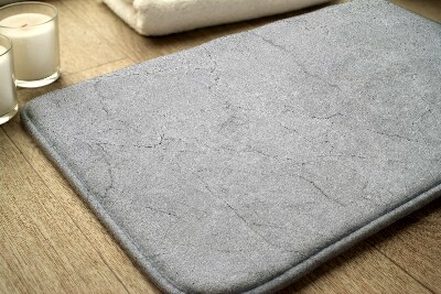 Tapis de salle de bain Béton gris