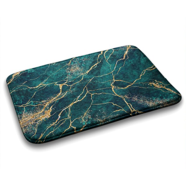 Tapis bain Marbre vert