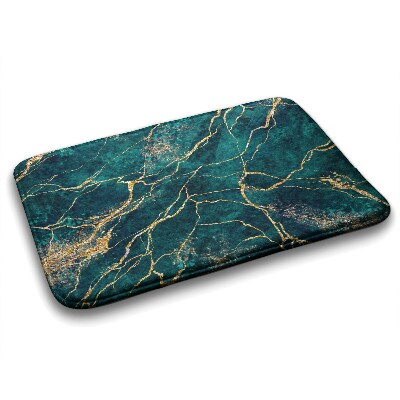 Tapis bain Marbre vert