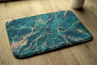 Tapis bain Marbre vert