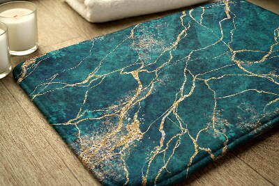 Tapis bain Marbre vert