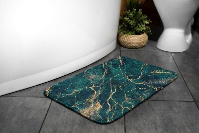 Tapis bain Marbre vert