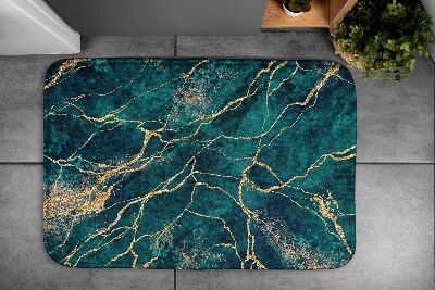 Tapis bain Marbre vert