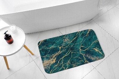 Tapis bain Marbre vert