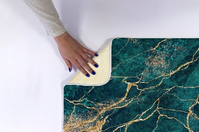 Tapis bain Marbre vert