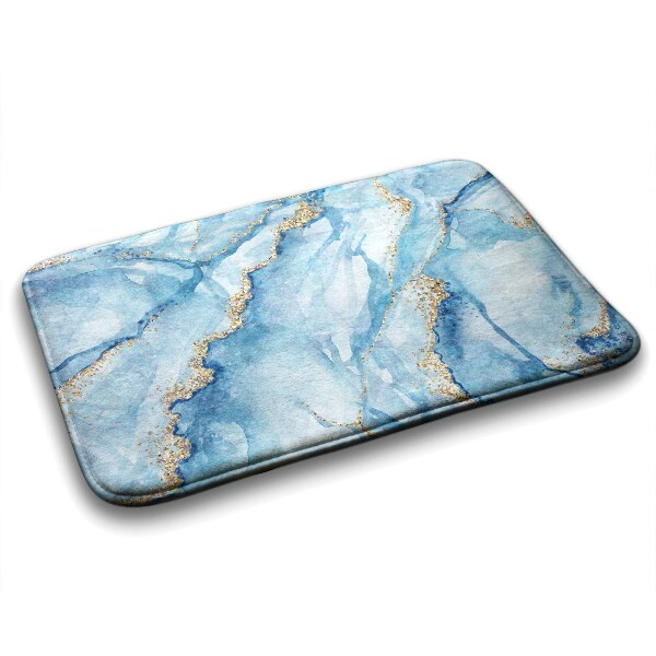 Tapis de bain Marbre bleu