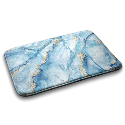 Tapis de bain Marbre bleu