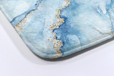 Tapis de bain Marbre bleu
