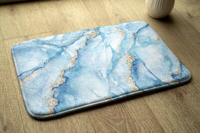 Tapis de bain Marbre bleu