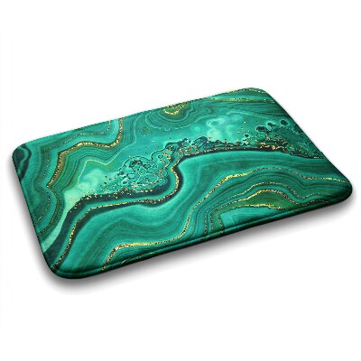Tapis salle de bain Marbre turquoise