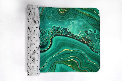 Tapis salle de bain Marbre turquoise
